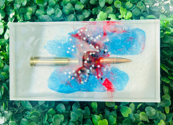 Real M14 Bullet in Resin, Perfect for Gun Enthusiasts and Collectors Dad Gift Present Memorabilia