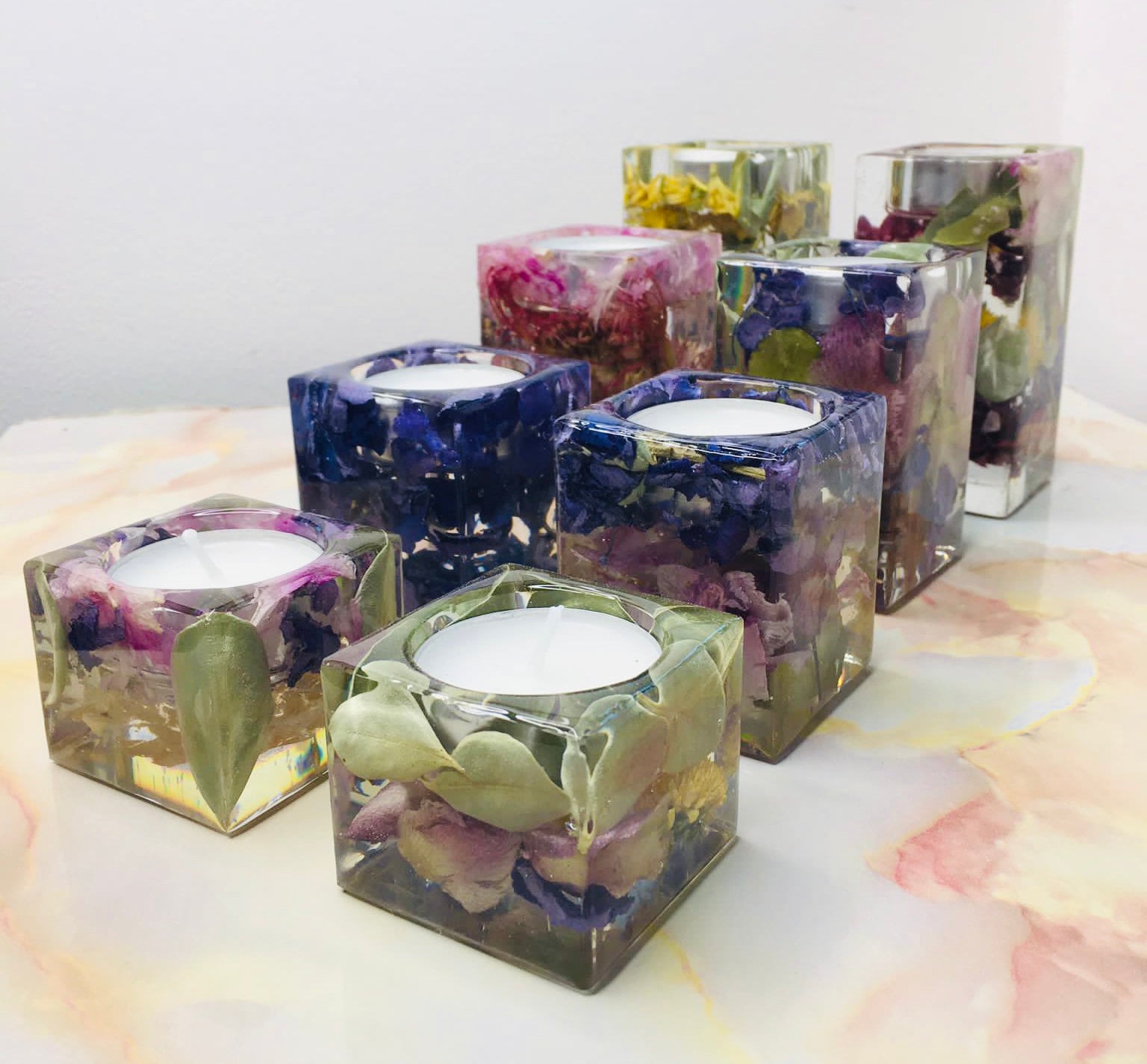 Pillar Square Tealights